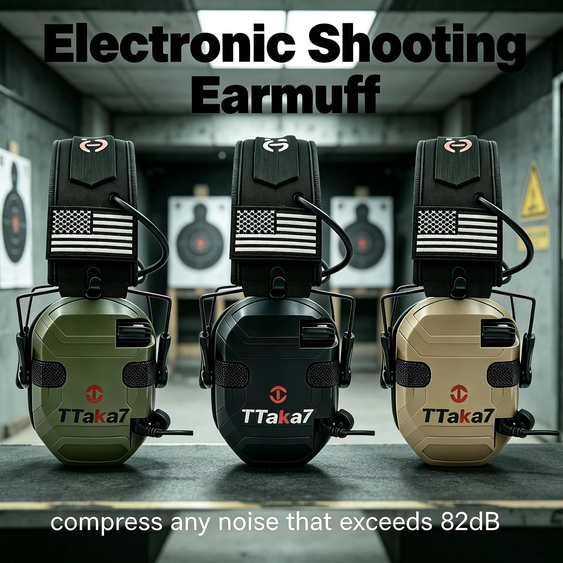 신형 전술 전자 사격용 접이식 귀마개 케이스 소음 방지 - Shooting Ear Muff 리뷰 및 가격