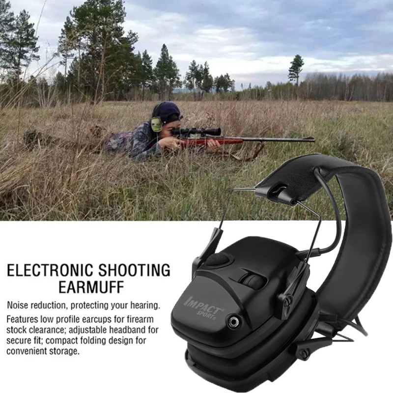 야외 전술 전자 사격 귀마개 야외 스포츠 소음 방지 헤 - Shooting Ear Muff 리뷰 및 가격