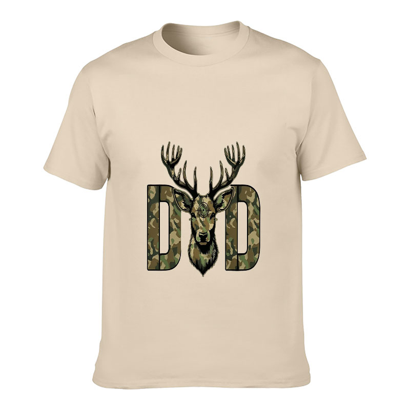 남녀공용 반팔 티셔츠 카모 사슴 머리 DAD 레터링 사 - Hunting Outdoor Shop 리뷰 및 가격