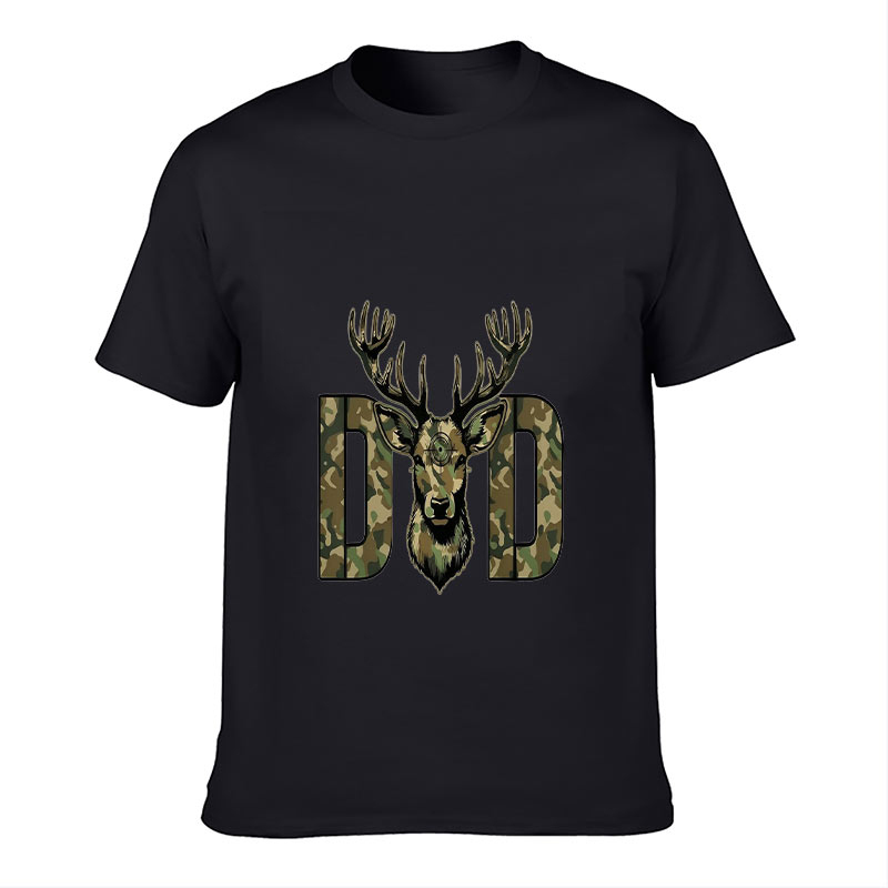 남녀공용 반팔 티셔츠 카모 사슴 머리 DAD 레터링 사 - Hunting Outdoor Shop 리뷰 및 가격