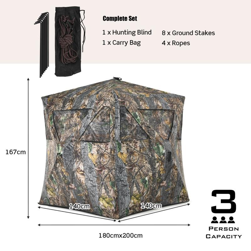 휴대용 사냥 은신처(사슴 및 양각양용), 지면 고정용  - Hunting & Outdoor As 리뷰 및 가격