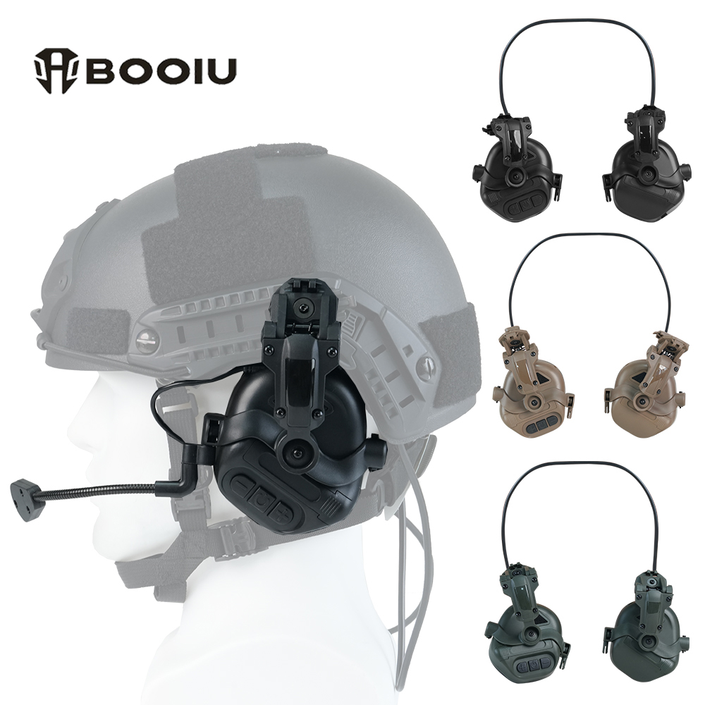 BOOIU 전술 사격 헤드셋 패스트 헬멧 3.5mm 인 - Shooting Ear Muff 리뷰 및 가격