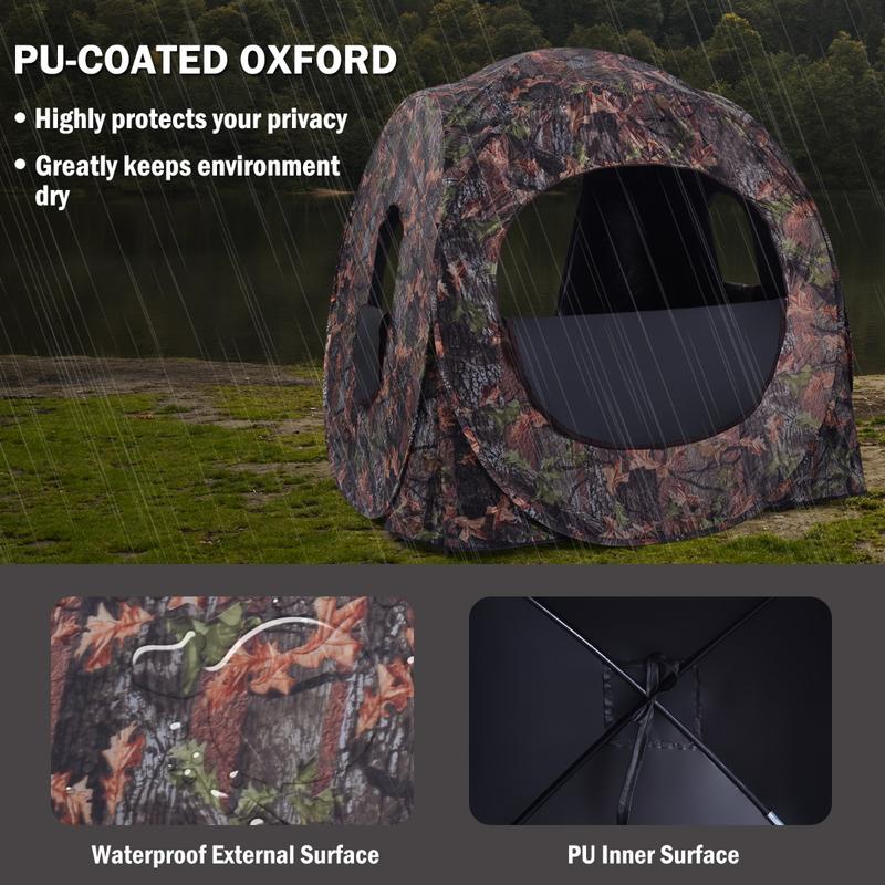 3인용 팝업 사냥 텐트, PU 옥스포드 원단, 스틸 프 - Hunting & Outdoor As 리뷰 및 가격