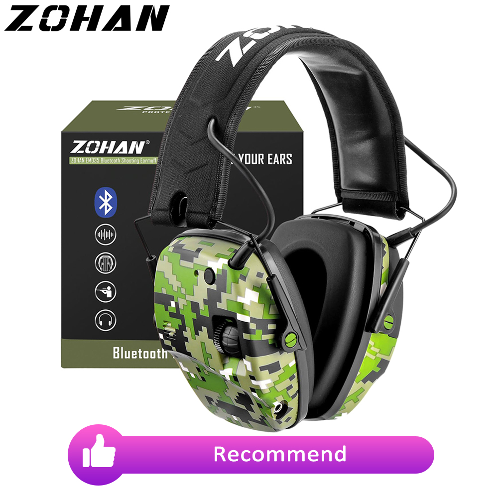 ZOHAN 5.0 블루투스 전자 사격 귀마개, 청력 보 - Shooting Ear Muff 리뷰 및 가격