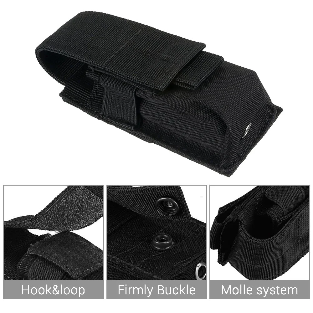 Molle 전술 M5 손전등 주머니 9MM 단일 잡지  - Outdoor Hunting Magazines 리뷰 및 가격