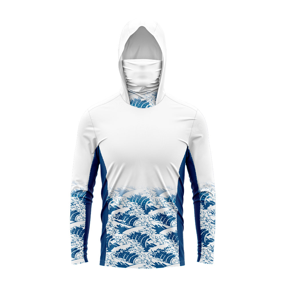 남성용 UPF50+ 자외선 차단 낚시 후드티(페이스 마 - Outdoor Hunting Prints 리뷰 및 가격