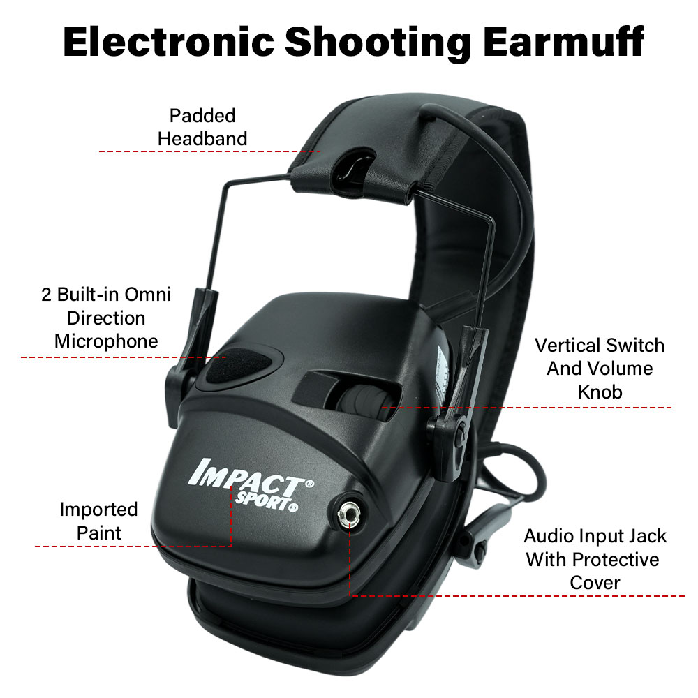액티브 노이즈 감소 이어마프 전자 사격 헤드셋 야외 사 - Shooting Ear Muff 리뷰 및 가격