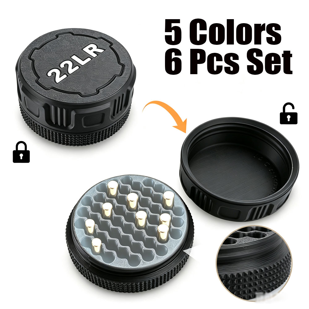 6Pcs 탄약 보관 상자 .22LR 55발 탄약 케이스 - Hunting & Outdoor As 리뷰 및 가격